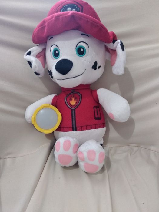 Плюшена играчка с фенерче и звук Paw Patrol Marshall