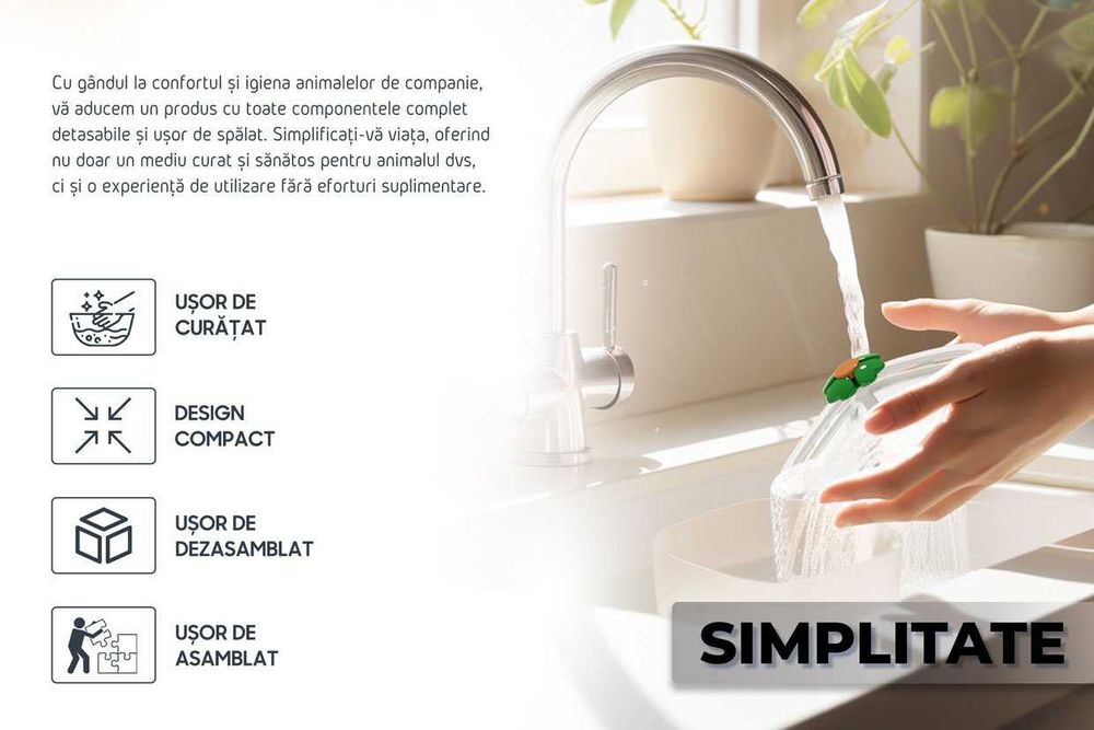 Fantana apa 2L pentru animale de companie