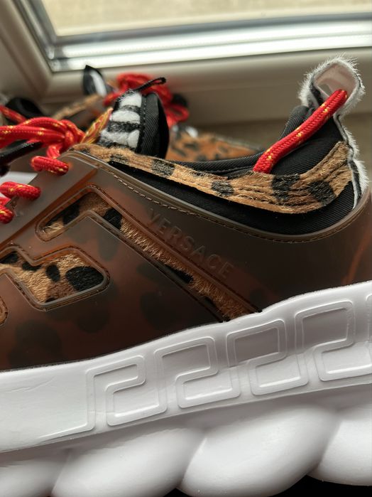 Versace chain reaction leopard