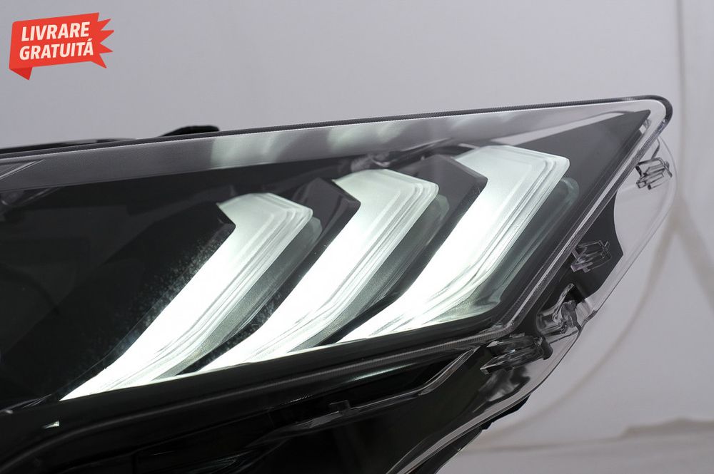 Faruri LED Ford Mustang Facelift (2018-2023) Negru Semnal Dinamic RGB
