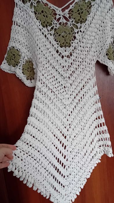 Плажна туника на една кука