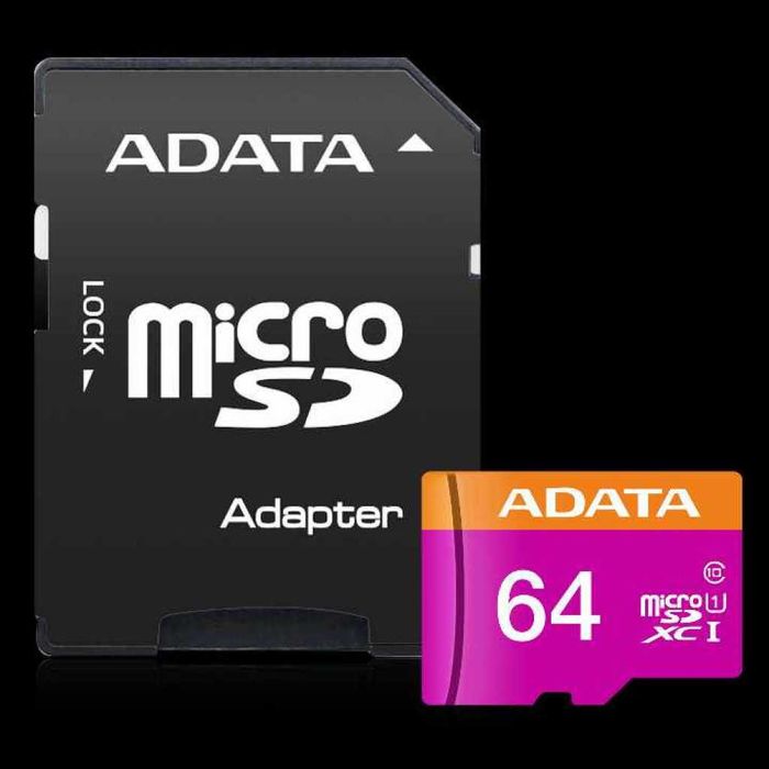 MicroSD карта памет, 80MB/s, 64GB/32GB