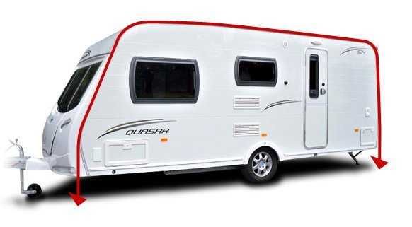 Cort rulota Ventura Pacific 910-930cm nou structura carbon, Cort Trio Mexico 1020-1050cm otel Cort Autorulota Movelite T4 pe aer Van Multivan Microbuz