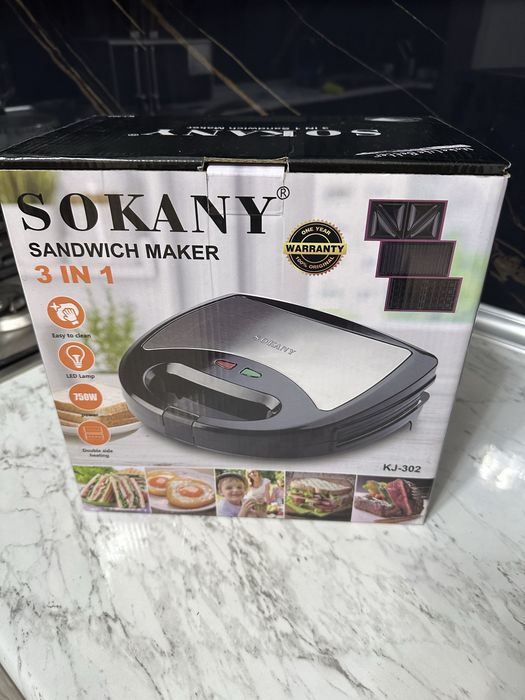 Сэндвичница Sokany 3 в 1
