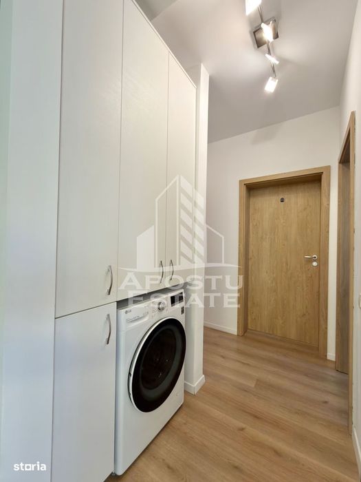 Apartament cu 3 camere mobilat la etajul 2 cu lift in Giroc la asfalt.