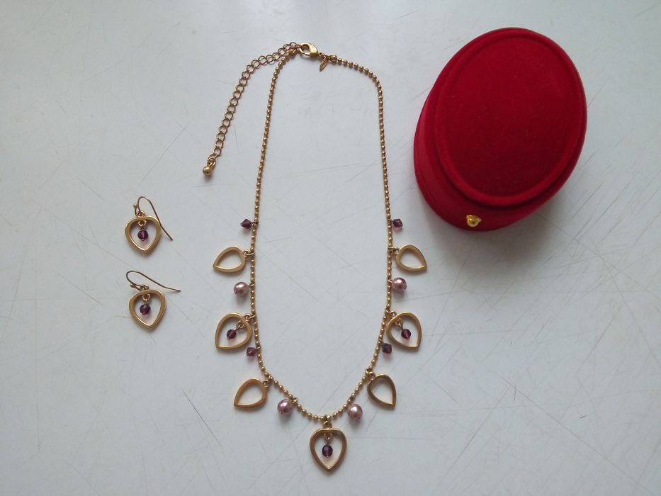 Комплект колие и обеци