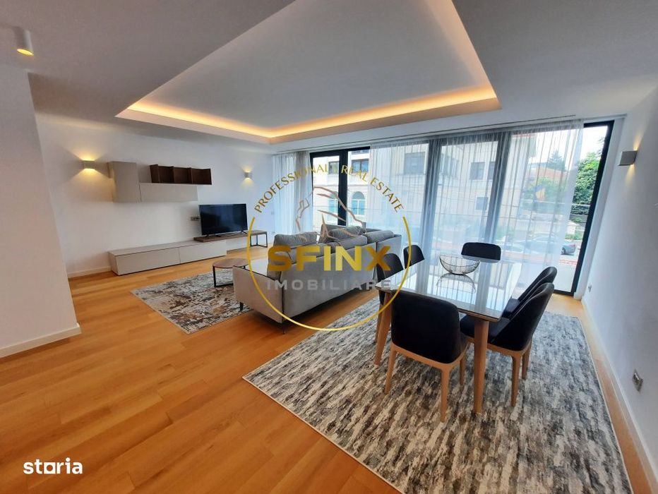 Primaverii, 4 room furnished apartment, large terrace, parking