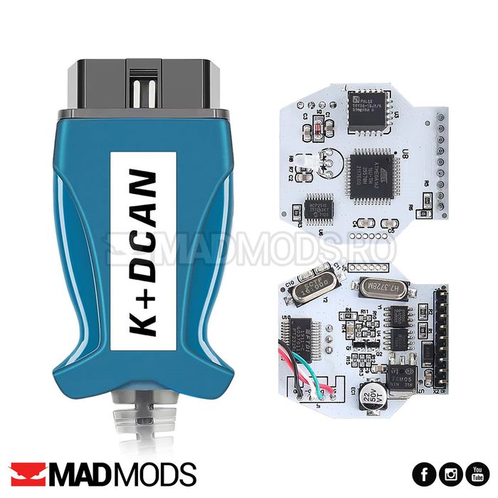 Cablu diagnoza OBD K-DCAN BMW seriile Exx, Fxx, 1995-2013, Model nou