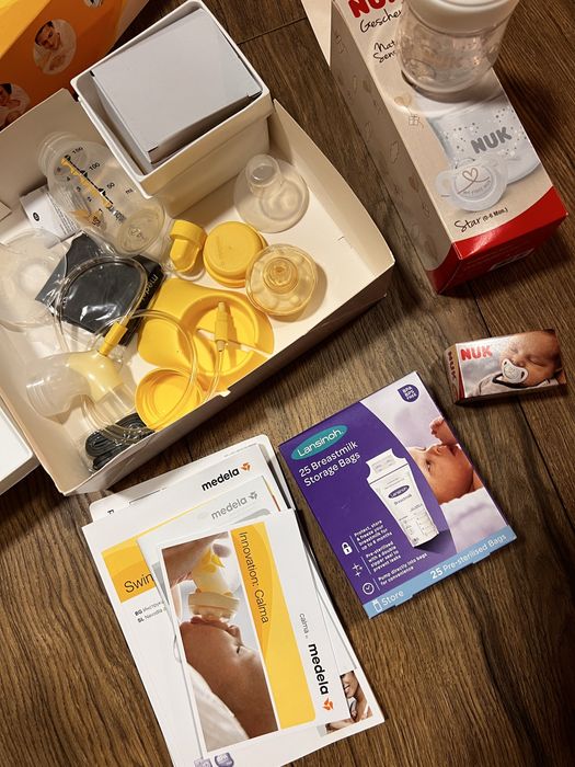 Pompa Medela de sân simplă electrică Swing Flex Galben