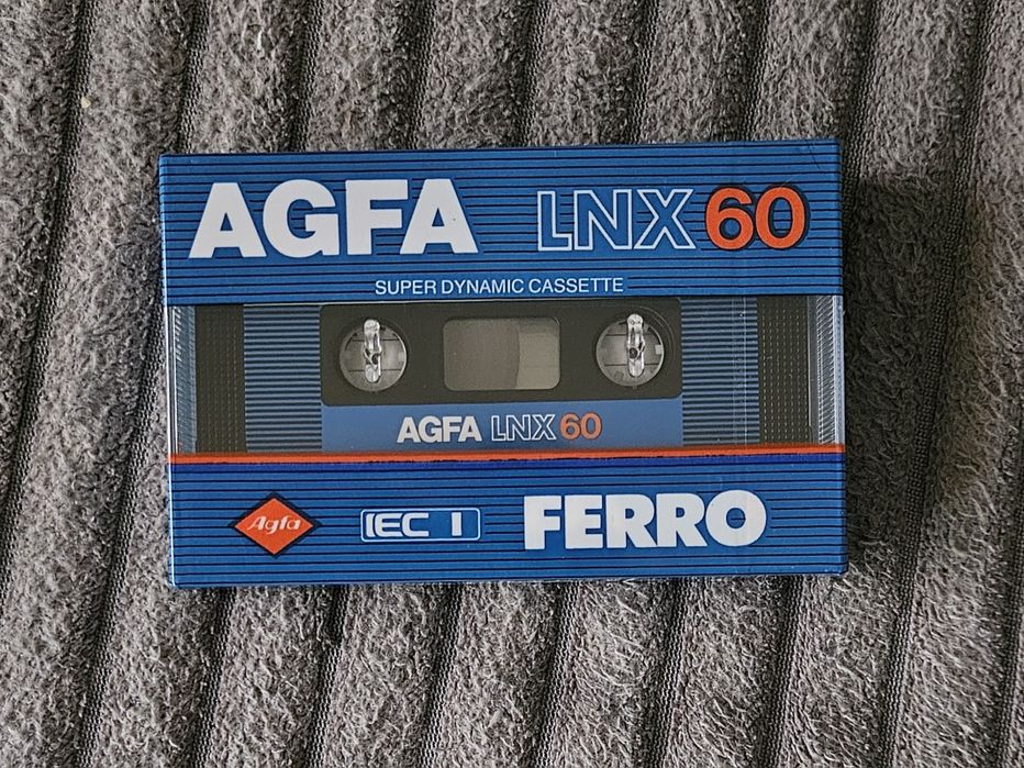 4 Casete Audio AGFA LNX 60