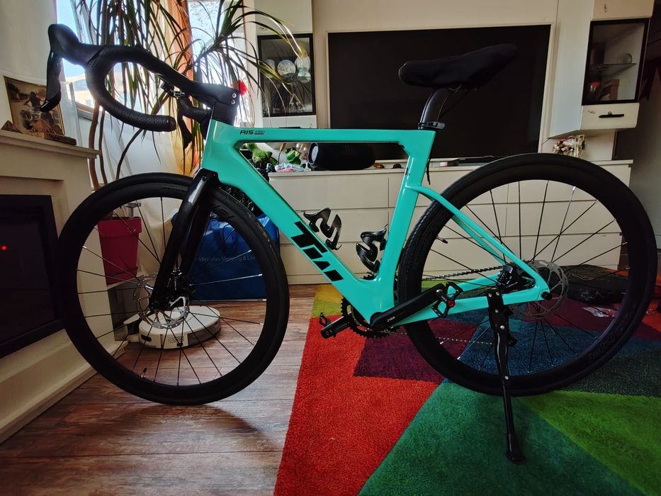 Bicicleta cursiera CARBON marime M 50cm transmisie electronica TWITTER R15 PRO