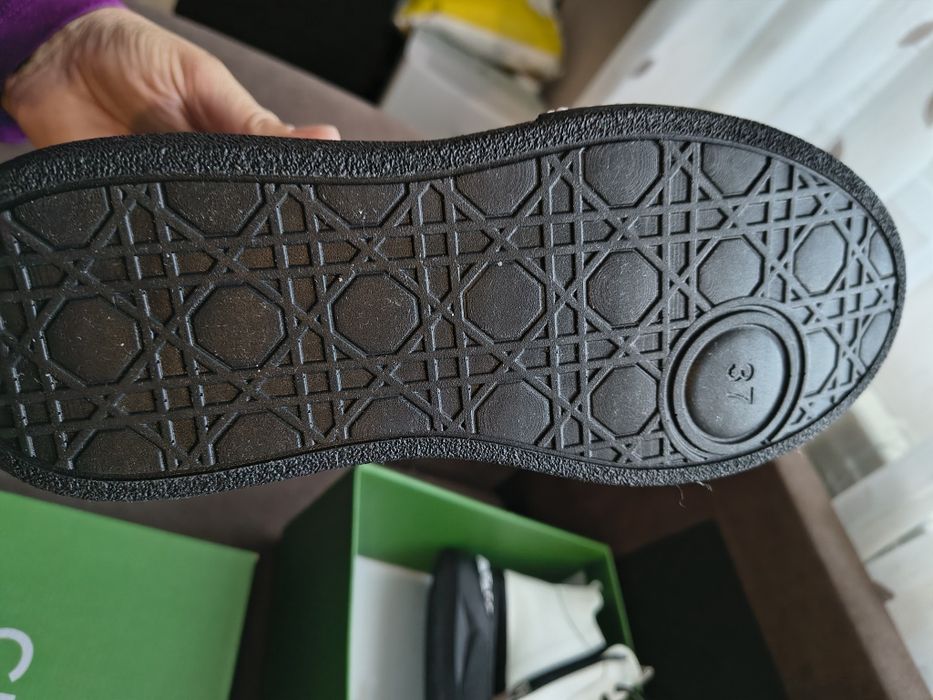 Нови дамски бели боти от естествена кожа