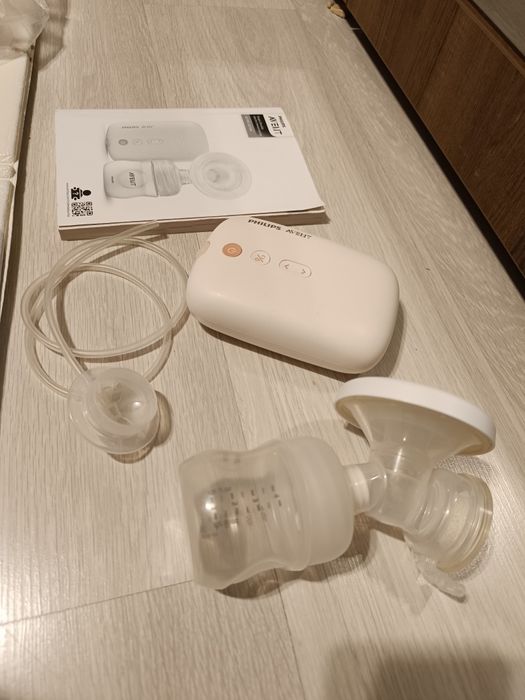 Pompa de san electrica PHILIPS AVENT SCF395/31, roz-alb