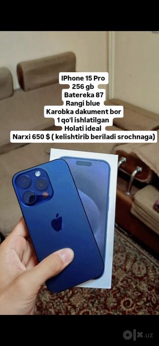 Iphone 15 Pro ideal holatda
