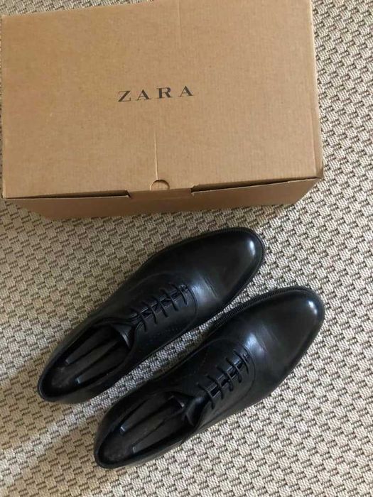Zara елегантни обувки от изцяло естествена кожа, номер 44