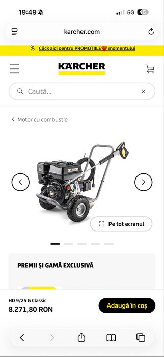 Aparat de spalat cu presiune Karcher HD9/25 G Classic