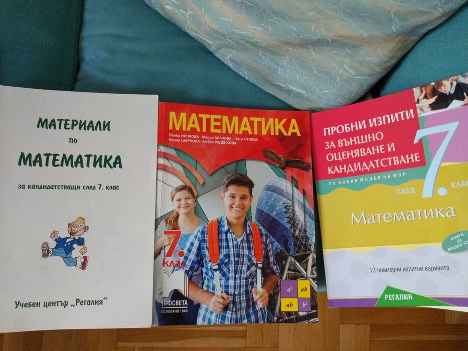 Сборници и помагала за ДЗИ- 7клас МАТ и БЕЛ
