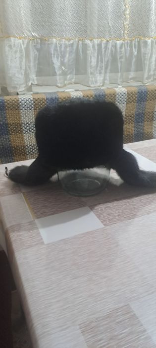 Шапка ушанка норковая