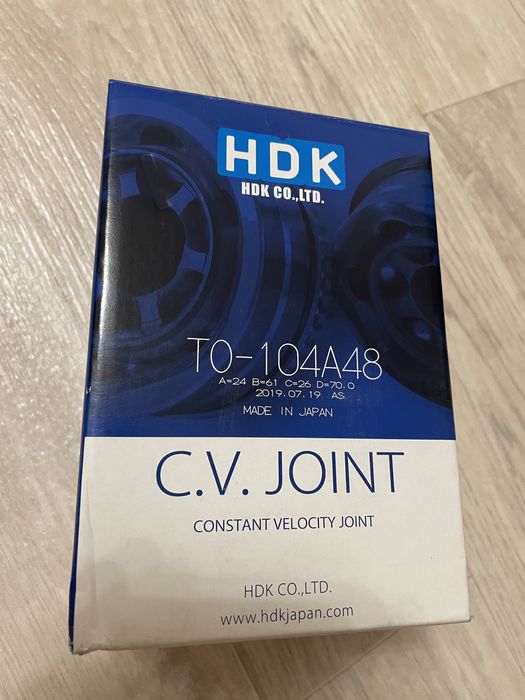 ШРУС HDK (граната) наружный Toyota Camry, Rav4