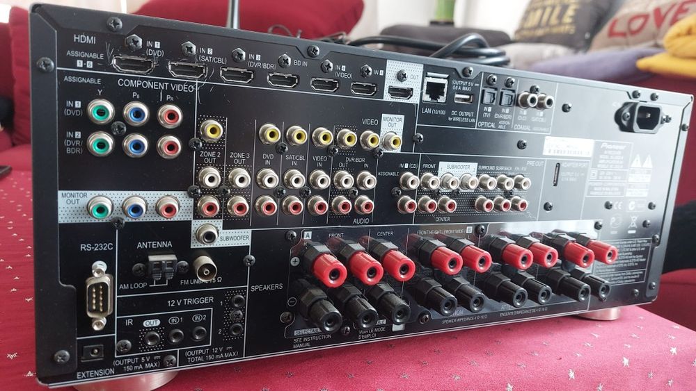 Vand receiver Pioneer SC-2022-K, cu 7.2 canale AirPlay, LAN, 3D, 4K USB, super puternic 170W in 8 Ohm