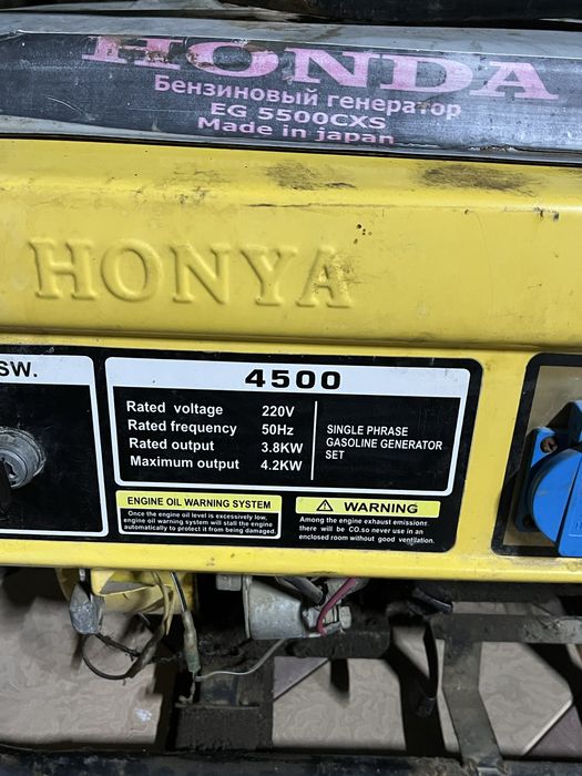Генератор Honda EG 5500 CXS