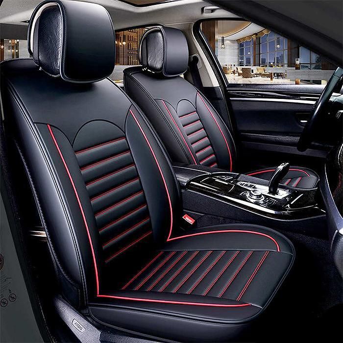 Луксозни кожени калъфи за седалки - 2 броя