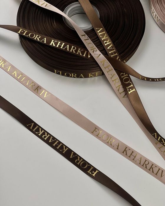 Брендированная лента с печатью