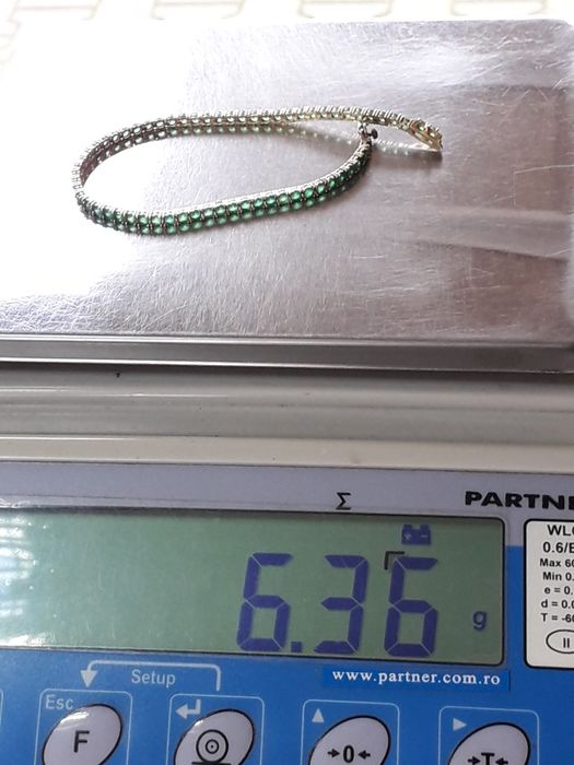 Brățară din aur de 14k cu smaralde!