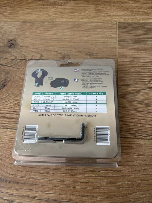 Inele de Prindere dove tail 11mm Konus de Otel Medii 30mm