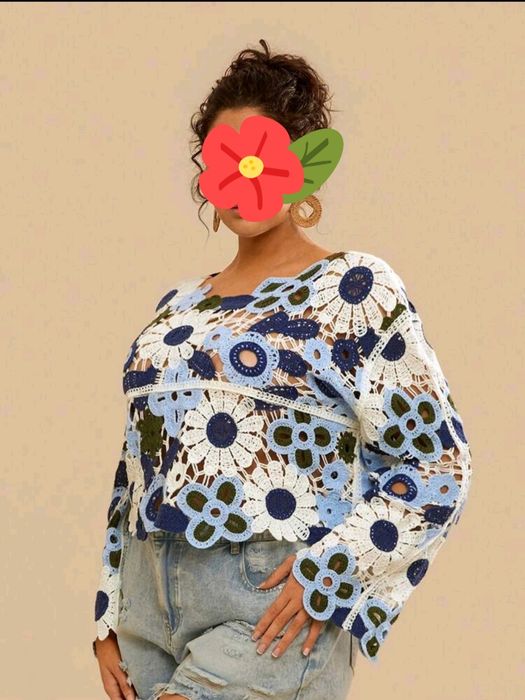 Bluza crosetata/noua