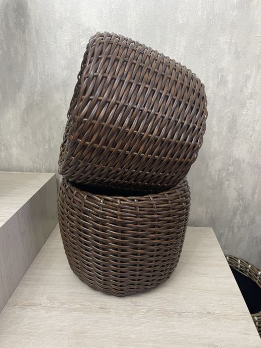 Плетеные корзины ручной работы из ротанги !