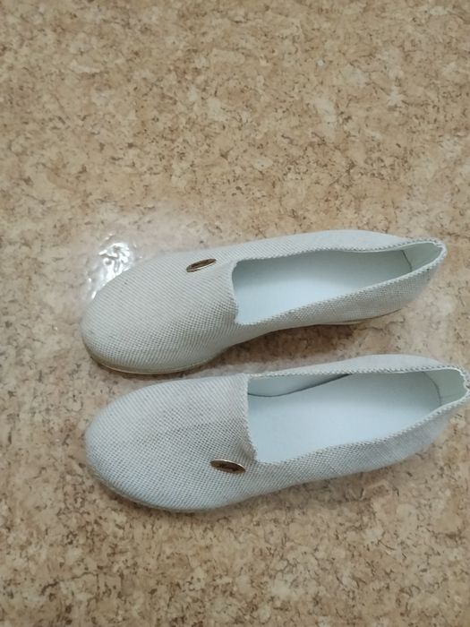Туфли-кеды из холста, 39 р-р, новые