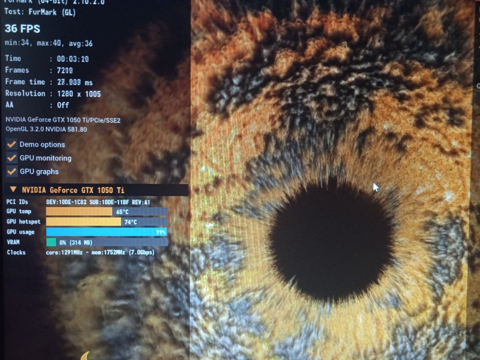 Axle Gtx 1050ti 4gb gddr5
