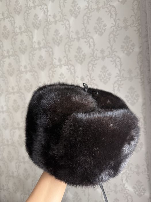 Норковая шапка мужская