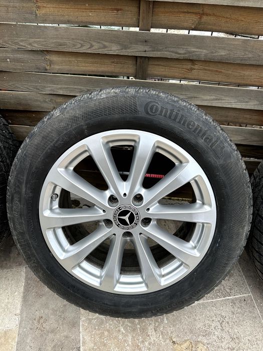 jante roti Mercedes w213  17" e class anvelope 225 55 17 Continental