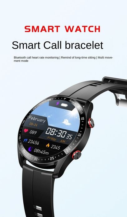 Продавам нов мъжки смарт часовник  HW20