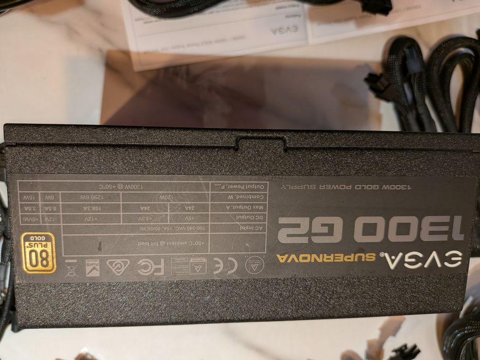 Sursă EVGA SuperNOVA 1300 G2, 1300W, 80+ Gold, Full Modular