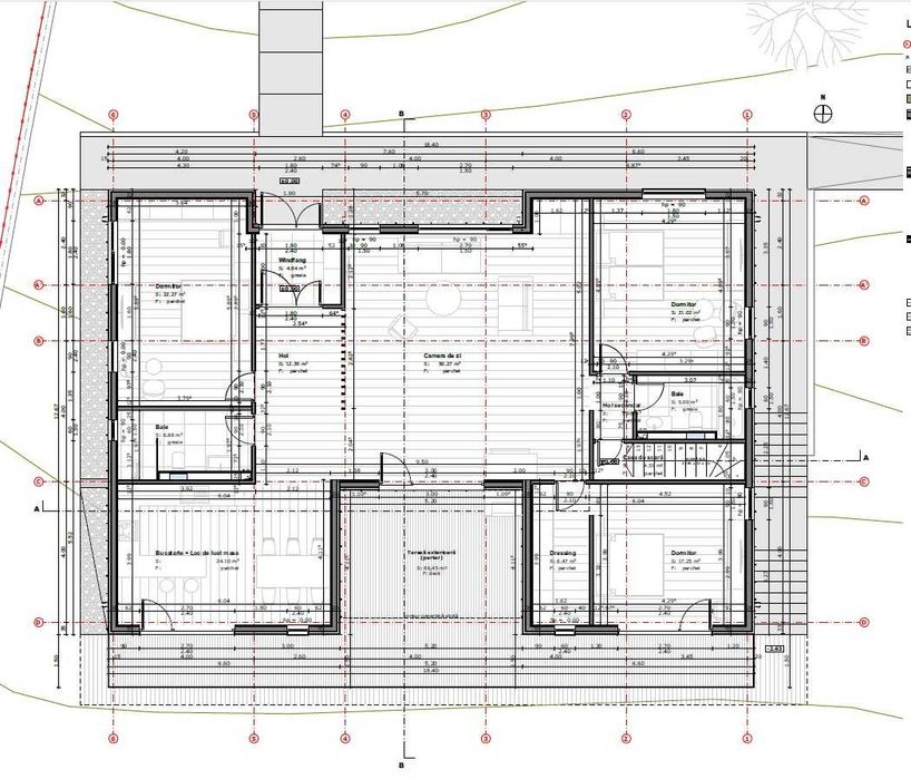 Cabană în construcție cu autorizație, teren 1.135 mp, spre Belis, la 33 km de Vivo Cluj