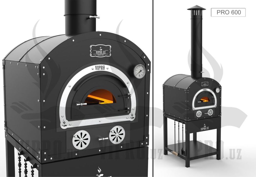 Печь для пиццы «Pro-603» для ресторанов и кухонь, смокер, мангал