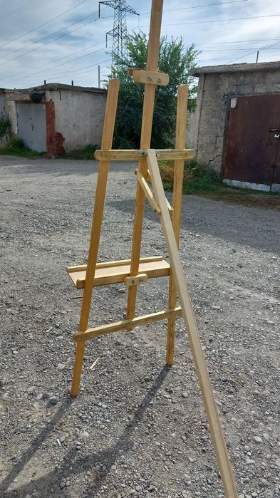Мольберт деревянный и складной