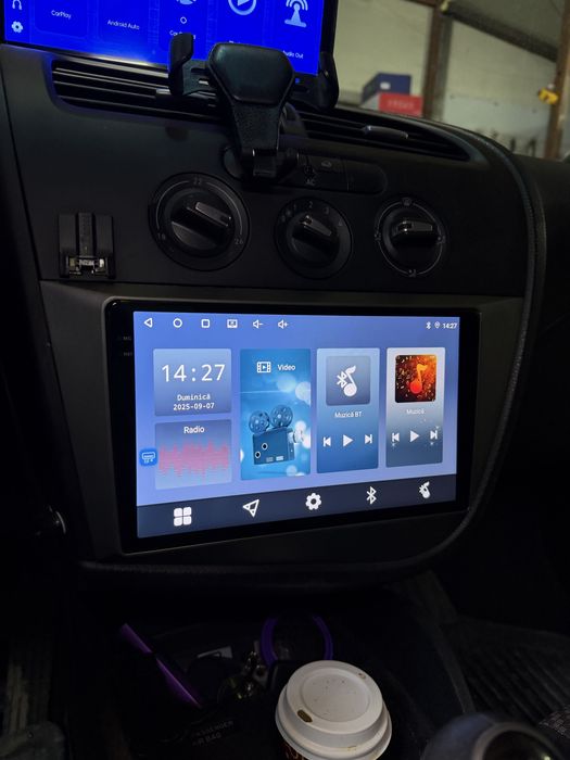 Navigatie Android Seat Leon MK2 , Carplay ,  Android Auto + Camera