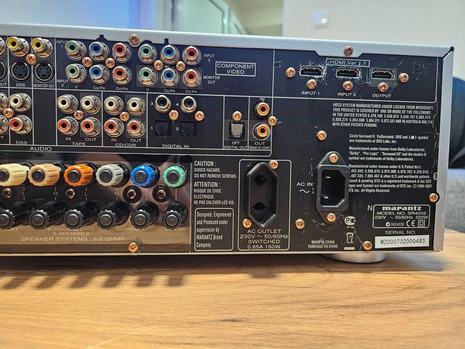 Усилвател Marantz SR4002 7.1 AV ресивър – HDMI, Dolby, DTS