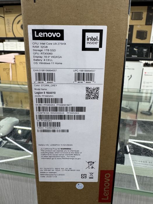Lenovo Legion 5 Ultra9-275HX