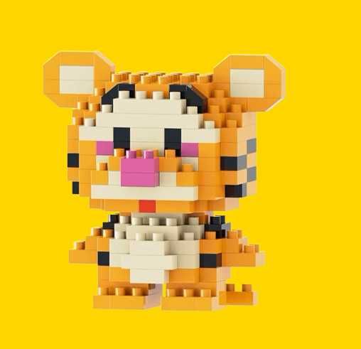 Set lego figurine animate, diferite personaje din desene, 130+ piese