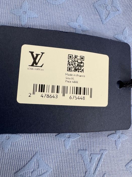 Louis Vuitton-Автентична чисто нова мъжка тениска Л размер