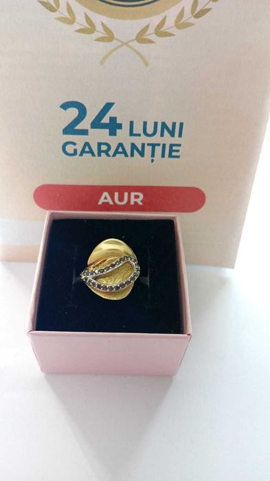 (AG 35) Inel aur 14K 5.85gr b.9920.5 (ag42) / 2647 Lei Garantie 2ani!