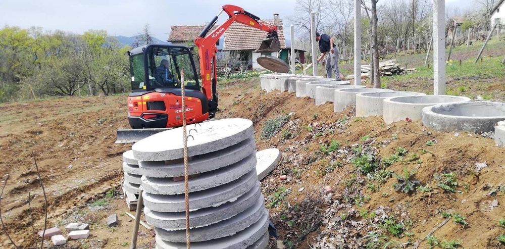 Услуги с мини багер