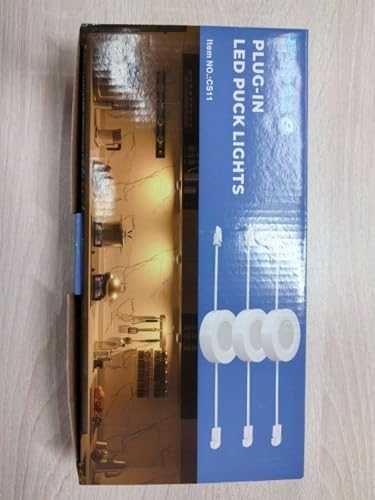 LED шкаф осветление 750 лумена, топла бяла светлина, комплект 3 лампи