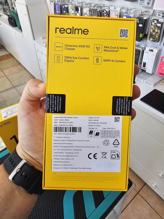 Realme 14X, 8/256 GB, Sigilat, Garanție