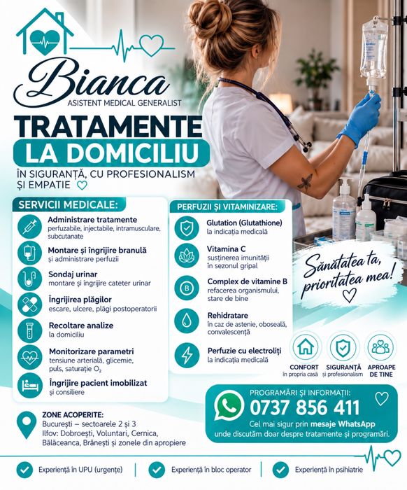 Asistenta medicala domiciliu sector 2-3